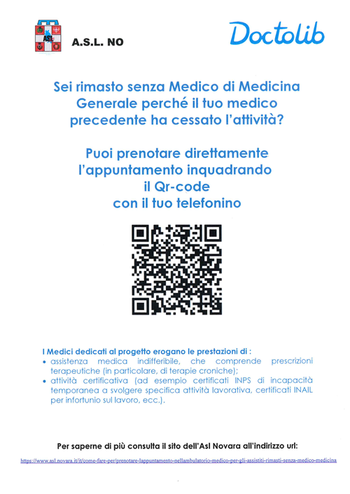 Ambulatori per gli assistiti privi di medico di medicina generale
